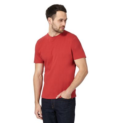 Maine New England Big and tall red crew neck t-shirt